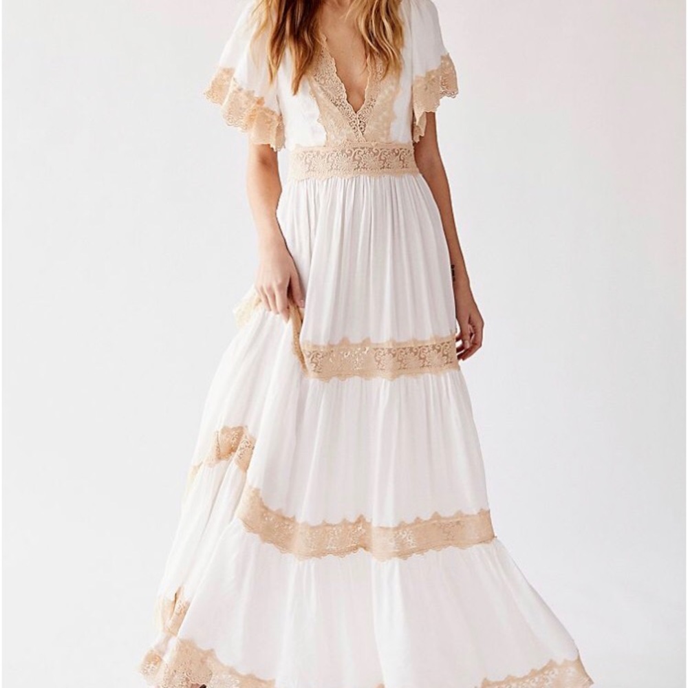 NWT Free People “Spell and The Gypsy” white dress